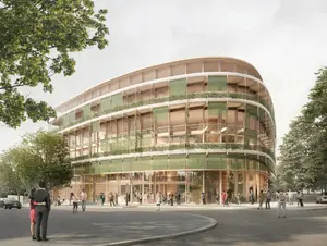 Ostansicht gerendert